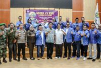 Poto bersama Musda KNPI Kabupaten Ciamis ke-XV (Doc, Asajabar.com).