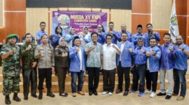 Poto bersama Musda KNPI Kabupaten Ciamis ke-XV (Doc, Asajabar.com).