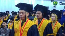 Pelaksanaan wisuda  IAID Ciamis, Sabtu (24/12/2022.