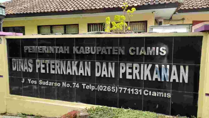 Kantor Disnakan Ciamis, (Doc, Asajabar).