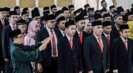 Pelantikan PPK di Aula KH. Ahmad Dahlan STIKes Muhammadiyah Ciamis, Rabu (4/1/2023).