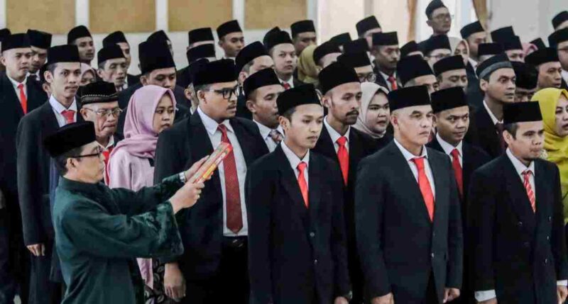 Pelantikan PPK di Aula KH. Ahmad Dahlan STIKes Muhammadiyah Ciamis, Rabu (4/1/2023).