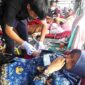 Pegawai ASN sedang melakukan donor darah untuk penderita thalasemia, (Doc, Asajabar)