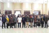 Ketua DPD RI, AA LaNyalla Mahmud Mattalitti saat mengisi Seminar Nasional di Kampus Unigal Ciamis.