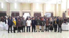 Ketua DPD RI, AA LaNyalla Mahmud Mattalitti saat mengisi Seminar Nasional di Kampus Unigal Ciamis.