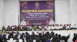 Pelaksanaan Pesantren Ramadan di Gedung Islamic Center Ciamis.
