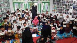 GMB Tasikmalaya bersama anak yatim piatu dan dhuafa binaan Yamuti Tasikmalaya.