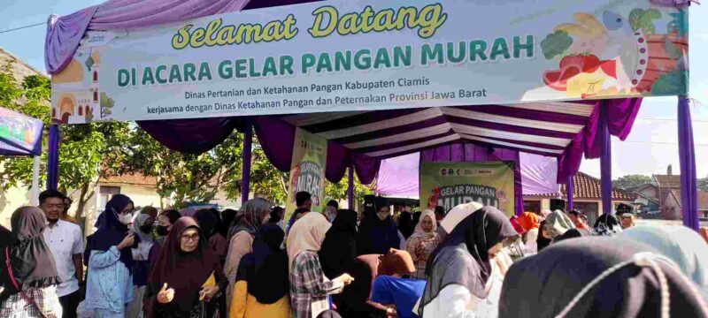 Gelar Pasar Murah DKPP Kabupaten Ciamis.