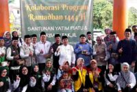 Pelepasan kegiatan Kolaborasi Program Ramadhan 1444 Hijriyah di kantor Kemenag Ciamis.