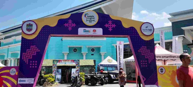 Ciamis Creative Festival yang diselenggarakan di lingkungan Islamic Center Ciamis.