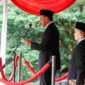 Bupati Ciamis Herdiat Sunarya saat memberikan sambutan.