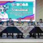 Sosialisasi Peraturan Perundang-Undangan Bidang Cukai yang diadakan Satpol PP Ciamis, di Bappeda, Selasa (23/5/2023).