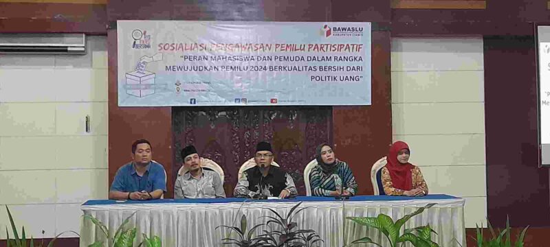 Sosialisasi yang digelar oleh Bawaslu Kabupaten Ciamis.