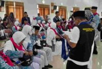 Pemberangkatan jemaah haji asal Ciamis.