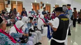 Pemberangkatan jemaah haji asal Ciamis.