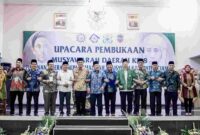 Poto bersama Pengurus Muhammadiyah Ciamis bersama Bupati Ciamis, Kapolres Ciamis, Ketua PCNU, Persis, PUI, MUI serta Elemen lainnya saat menghadiri Musyda Muhammadiyah Ciamis yang ke-8.