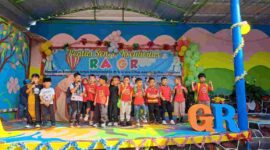 Penampilan siswa RA GR diacara Pentas Seni dan Kreativitas.