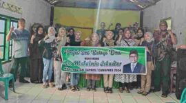 Pegiat Seni Budaya Desa (PSBD) saat menyatakan dukungan kepada Cak Imin.