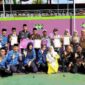 DPRKPLH Ciamis memberikan reward usai Upacara Hari Jadi Ciamis ke-381 di Taman Lokasana.