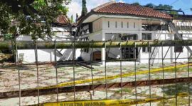 PKBM Bina Pandu Mandiri terbakar pada Jumat (7/7/2023).