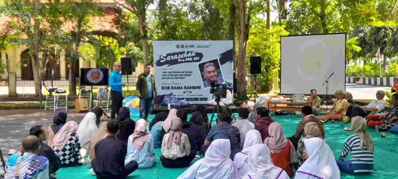 Rob Rama Rambini hadir sebagai pemateri dalam acara Sarasehan Pra-PRK XIV Universitas Galuh (Unigal) Ciamis, Kamis (20/7/2023).