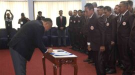Pelantikan dan pengukuhan Ketua dan Pengurus KONI Kabupaten Ciamis.