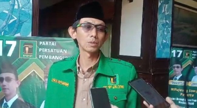 Ketua DPC PPP Kabupaten Ciamis, H. Toni Taufikurrahman.