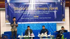 Pengurus Daerah Masyarakat Ekonomi Syariah (MES) Kabupaten Ciamis gelar Talk Show Edukasi dan Keuangan Syariah, di salah satu Hotel di Ciamis, Kamis (6/7/2023).