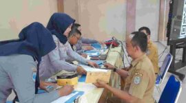 Pelayanan pendaftaran parkir berlangganan di Kecamatan.