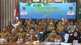 Pemkab Ciamis telah melakukan virtual-hybrid untuk verifikasi lanjutan dengan Tim Verifikator Kabupaten/Kota Sehat (KKS) tingkat Nasional, di Aula PKK Senin (31/07/2023).