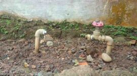 Meteran air PDAM Tirta Galuh Ciamis.