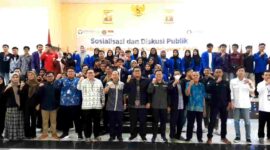 Sosialisasi dan Diskusi terkait Peningkatan Akses Pengaduan Pelayanan Publik, di Aula KH. Ahmad Dahlan STIKes Ciamis, Kamis (3/8/2023).
