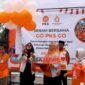 Caleg DPR RI Dapil Jabar X, Miranti Mayangsari saat membuka kegiatan lomba senam Go PKS Go di Taman Jambansari Ciamis, Minggu (20/8/2023).