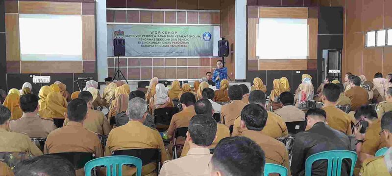 Disdik Ciamis Gelar Workshop Supervisi Pembelajaran bagi Kepala Sekolah, Pengawas dan Penilik.