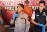 Polres Ciamis saat mengungkap kasus suami aniaya istri siri hingga meninggal dunia.