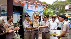 Pengumuman prestasi olahraga di Kantor ATR/BPN Kabupaten Ciamis.