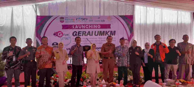 Launching Gerai UMKM di Eks Terminal Maleber, Selasa (03/10/2023).