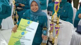 Ketua Tim Penggerak PKK Desa Jalatrang, Ersa Nuari Hardiana.