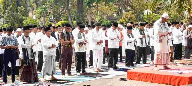 Pemkab Ciamis saat menggelar salat istisqa.