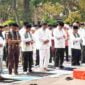 Pemkab Ciamis saat menggelar salat istisqa.