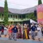 Dies Natalis SMAN 1 Ciamis menonjolkan seni tradisi lokal.