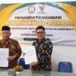 Penandatanganan kerja sama (MOU) antara Baznas Ciamis dengan Universitas Mayasari Bhakti Tasikmalaya di Aula Kantor Baznas Ciamis, Senin (6/11/2023).