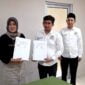 Penandatanganan Nota Perjanjian Kerja Sama (PKS) antara Kadin dengan SMKN 1 Ciamis.