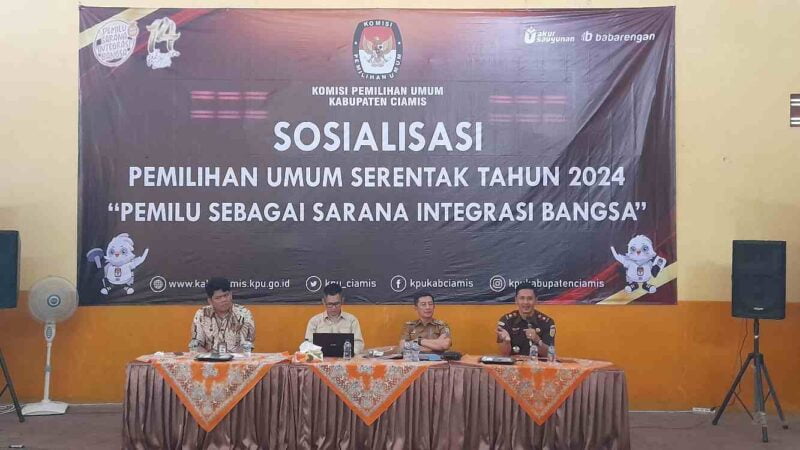 Sosialisasi Pemilu 2024.