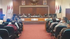 Rapat koordinasi dengan Satuan Kerja Perangkat Daerah (SKPD) di Aula Setda Ciamis, Kamis (21/12/2023). 