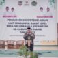 Ketua Baznas Kabupaten Ciamis, KH. Lili Miftah daat memberikan sambutan kegiatan penguatan kompetensi UPZ.