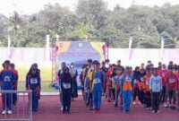 Kejurkab Atletik di Stadion Atletik Linggabuana Ciamis.