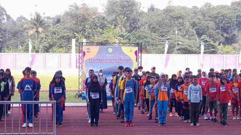 Kejurkab Atletik di Stadion Atletik Linggabuana Ciamis.