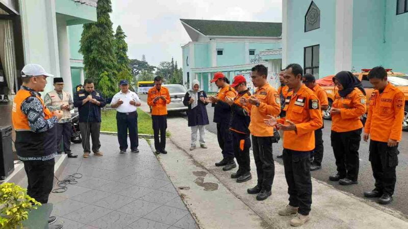 Baznas Ciamis memberikan bantuan kemanusiaan untuk korban gempa bumi di Sumedang.