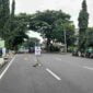 Papan Petunjuk Parkir di Lajur Jalan Nasional Ciamis.